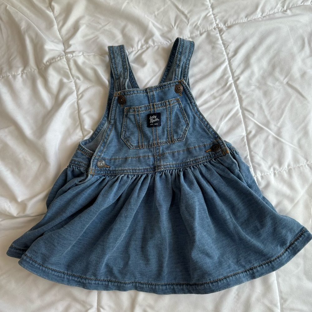OshKosh B’gosh Baby Girls Dress Cotton Denim 18M